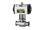 Pneumatic ball valve